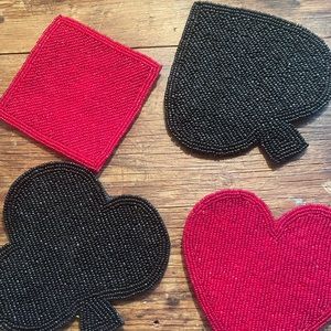 4 Coasters - Perfect for Game Night.